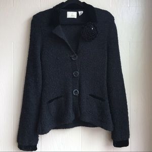 Anthropologie "Coming Up Roses Jacket" Guinevere